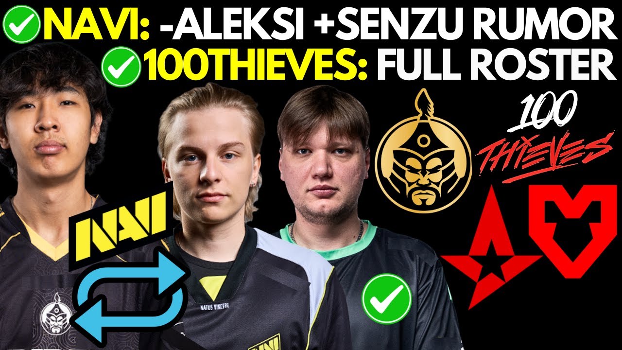 Senzu To NaVi RUMORS, 100 Thieves & Astralis NEW ROSTERS, TheMongolz & s1mple CHANGES | CS2 News