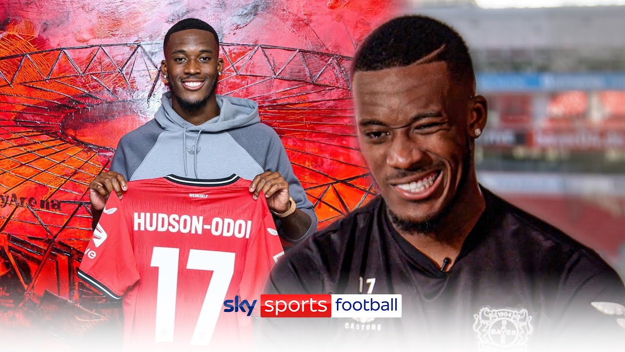 "I HAVEN'T spoken to Chelsea!" | Callum Hudson-Odoi on Bayer, Musiala & MORE! background