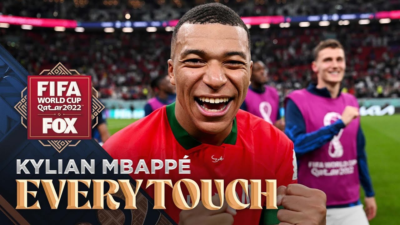 Kylian Mbappé: Every touch in France's 2022 FIFA World Cup semifinal victory over Morocco background