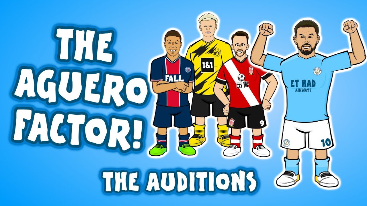 Footballers audition to become Sergio Aguero's replacement at Man City!