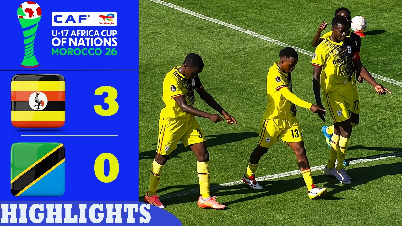 Uganda vs D.R. Congo Highlights & All Goals | U17 Africa Cup of Nations 2026
