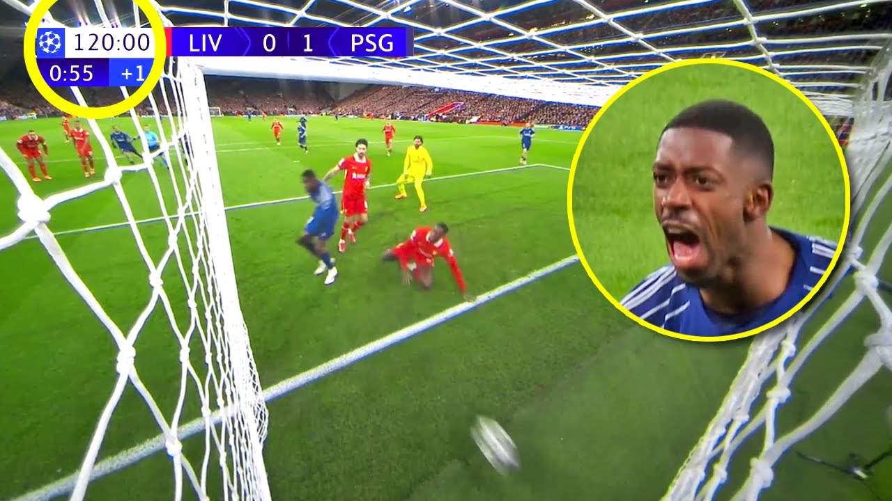 Legenday Last Minute Goals in Football background