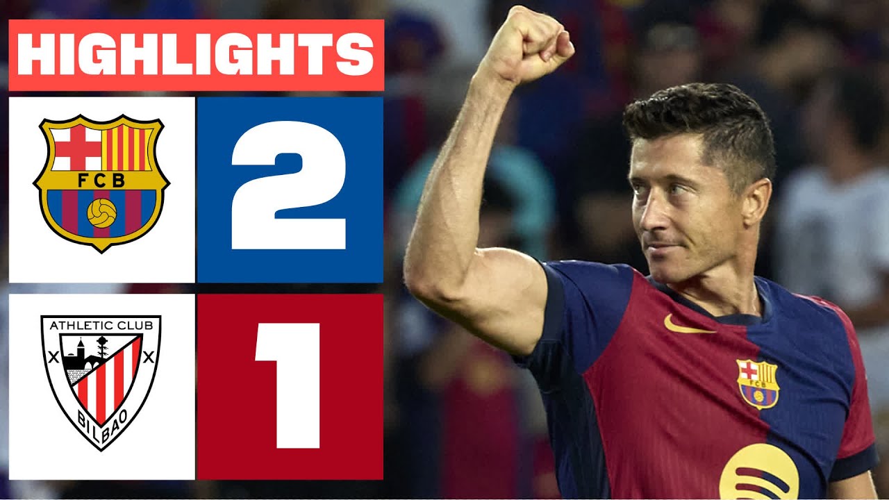 FC BARCELONA 2 - 1 ATHLETIC CLUB | RESUMEN LALIGA EA SPORTS background
