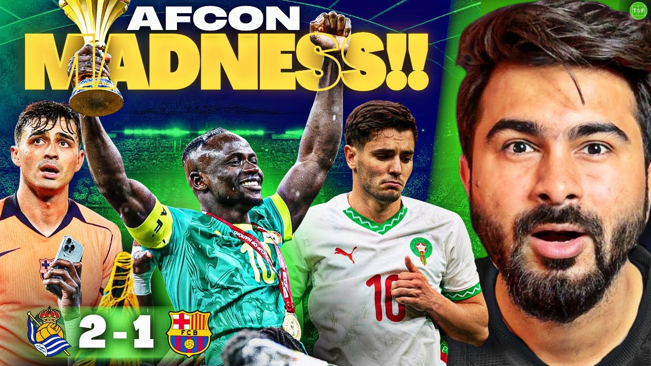 Barca Drop HUGE Points! | Senegal Wins AFCON vs Morocco in BIZARRE Final! background