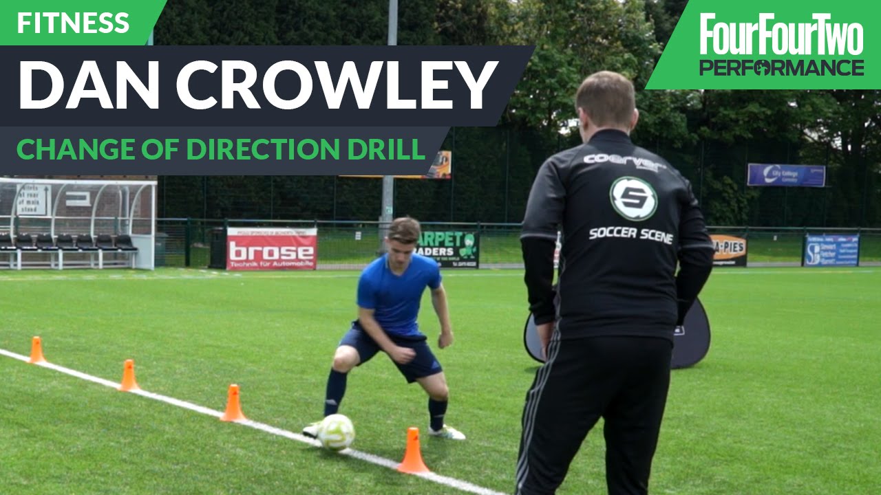 Dan Crowley | How to improve change of direction | Soccer drill backdrop