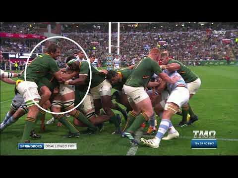 Final Whistle: Should Eben Etzebeth's try have stood against Argentina? background