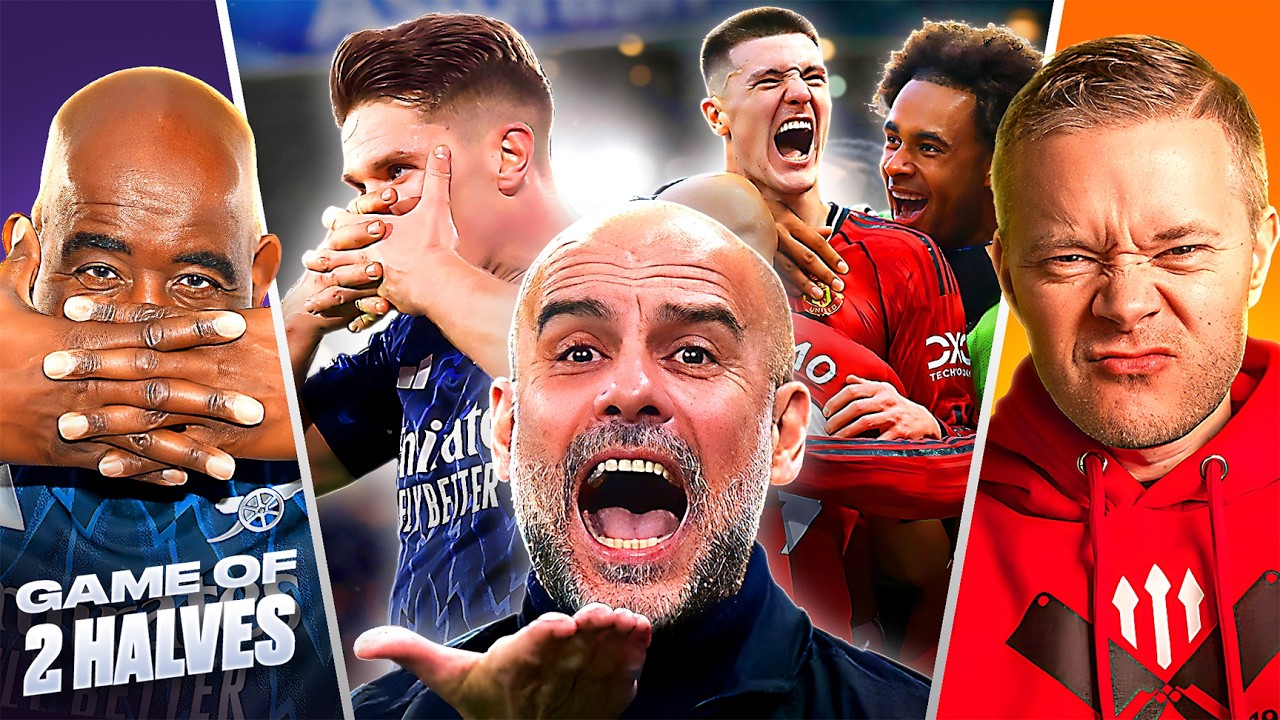 City Slip Up At Spurs, Arsenal’s Statement Win, Utd & Chelsea Win Late! | Mark Goldbridge & Robbie