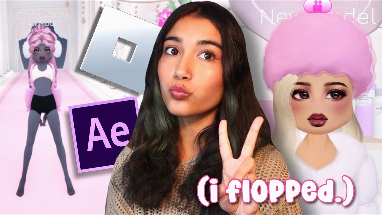 i edited dress to impress... (playing ROBLOX) background
