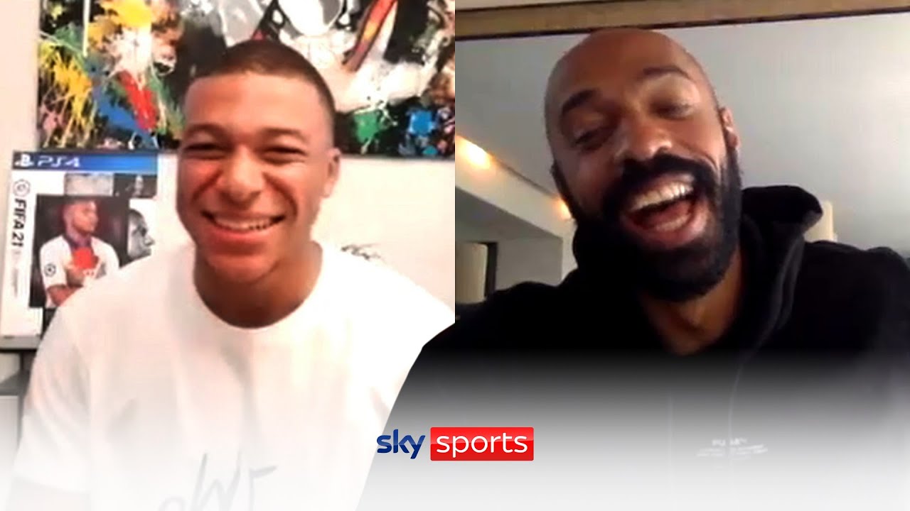 Who would be FASTER, Kylian Mbappe or prime Thierry Henry? | AJ, Henry & Mbappe | The Ultimate Call background