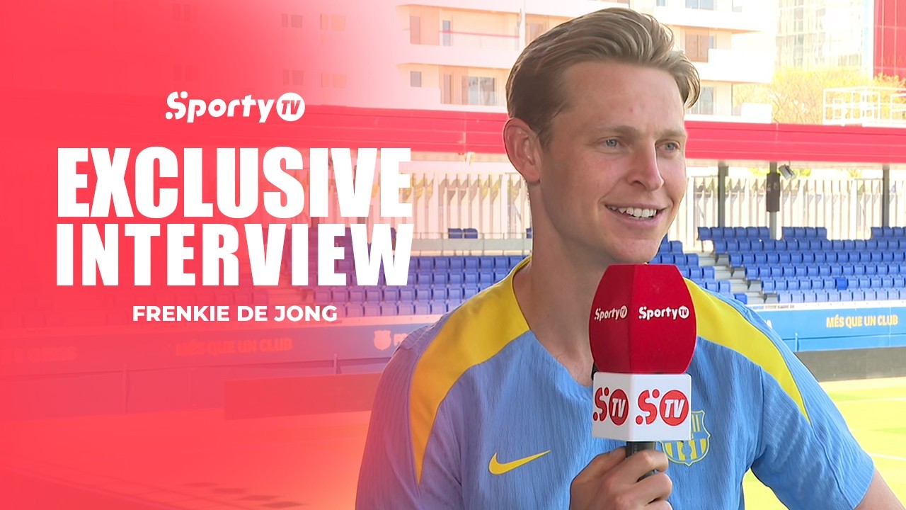 Exclusive interview with Frenkie de Jong | FC Barcelona & Netherlands player | SportyTV