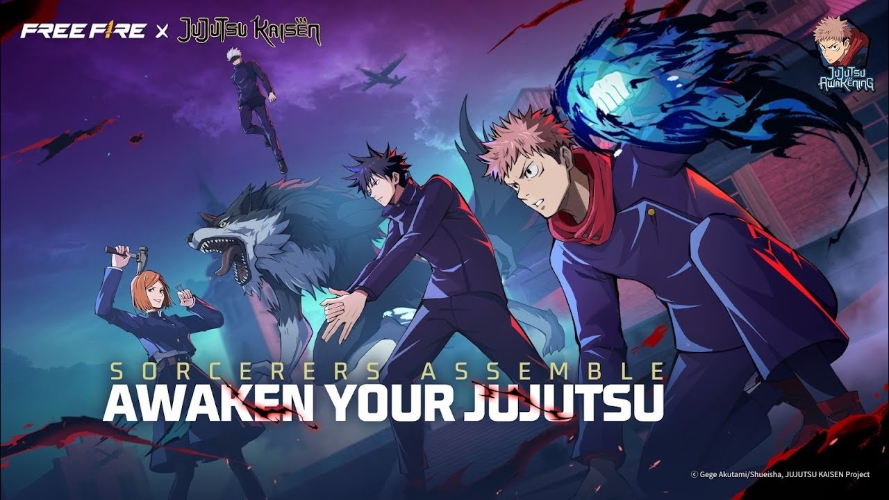 BATTLE ROYAL GAMEPLAY|Ranked //GARENA FREE FIRE x Jujutsu Kaisen