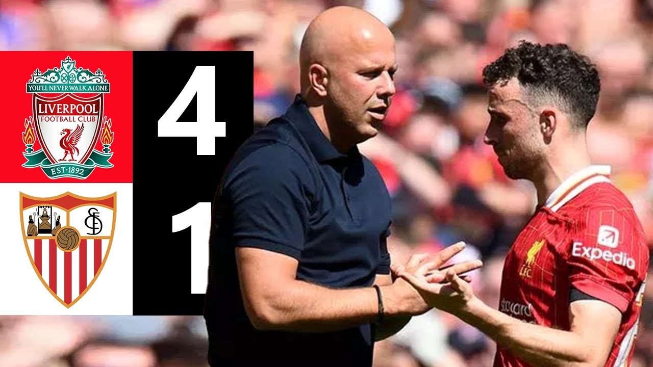 Arne Slot First Ever Win In Charge At Anfield ● Extended Highlights background