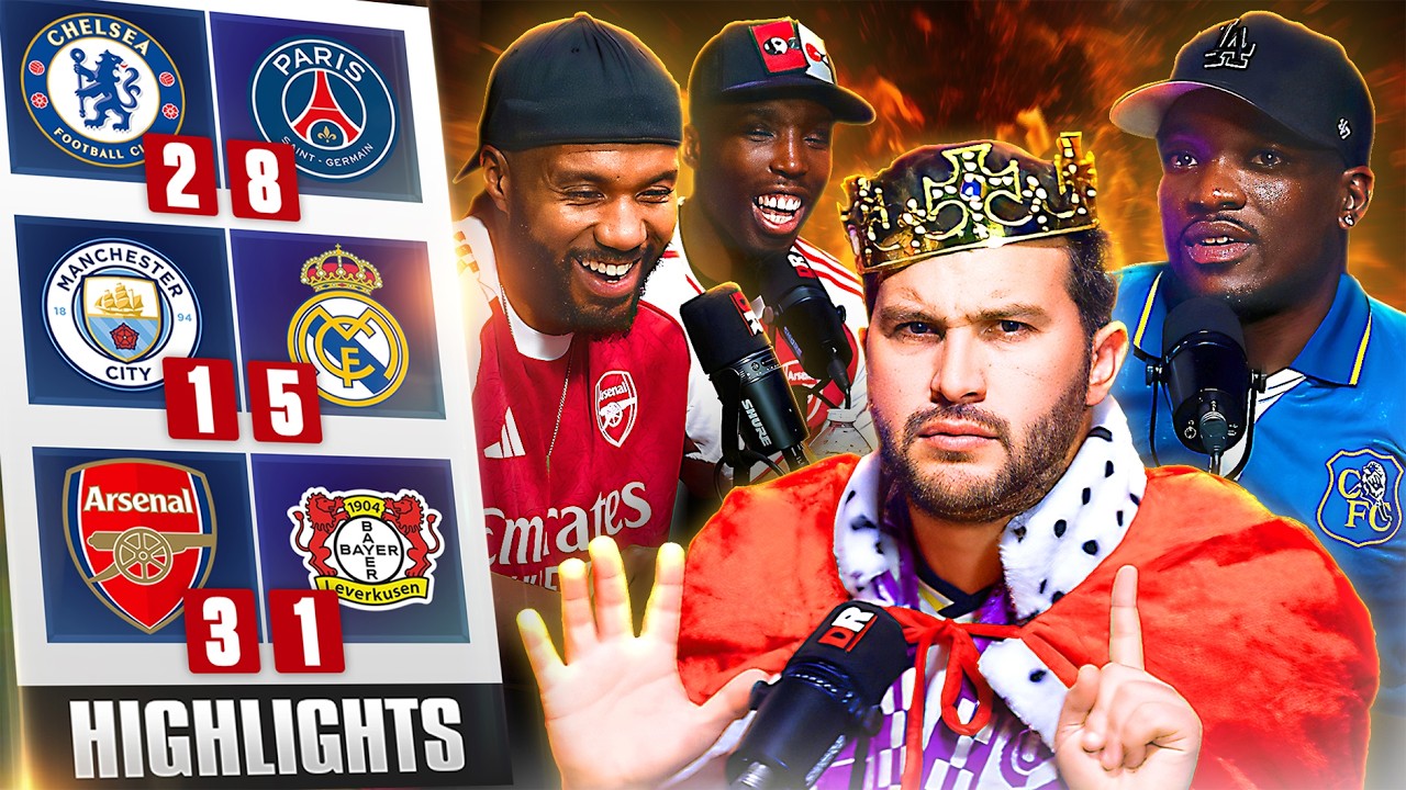 King Raul Destroys Man City! PSG Humiliate Chelsea! | Arsenal Defeat Leverkusen!
