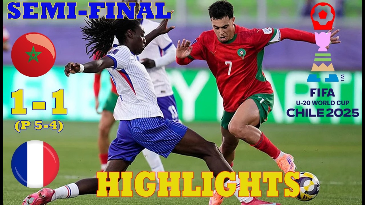 Morocco vs France | Dramatic Semi-Final Battle | Highlights & All Goals