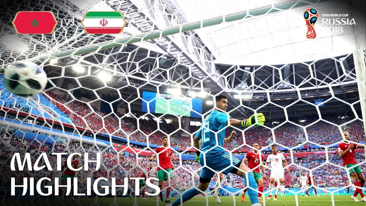 Morocco v IR Iran | 2018 FIFA World Cup | Match Highlights background