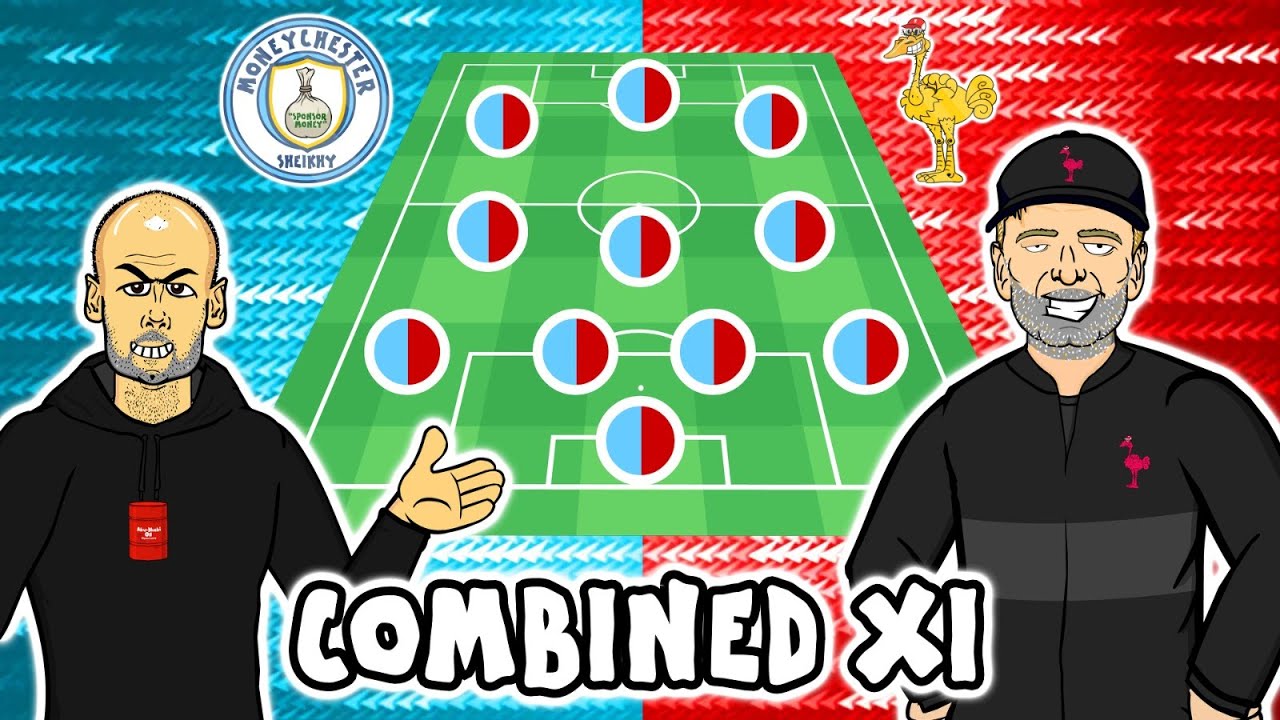 Pep and Klopp's COMBINED Man City vs Liverpool XI! 442oons background