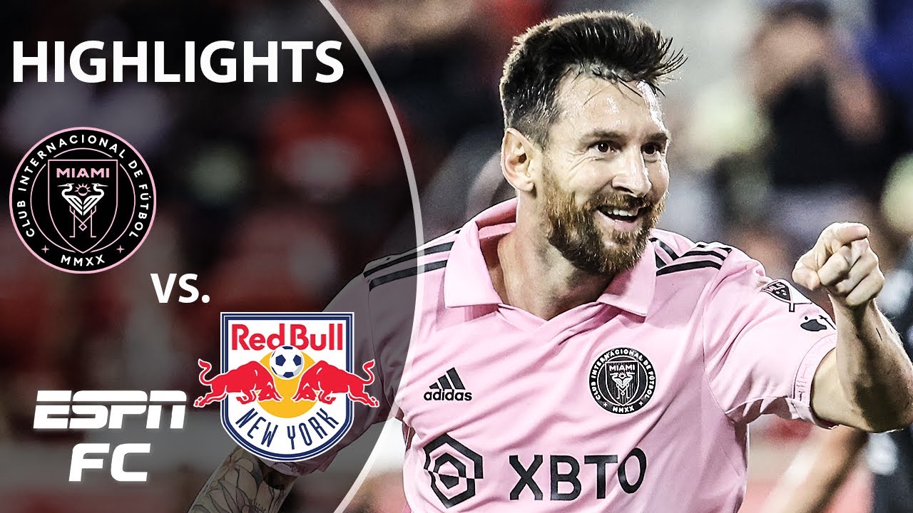 🚨 MESSI'S MLS DEBUT 🚨 Inter Miami vs. New York Red Bulls | MLS Highlights | ESPN FC background