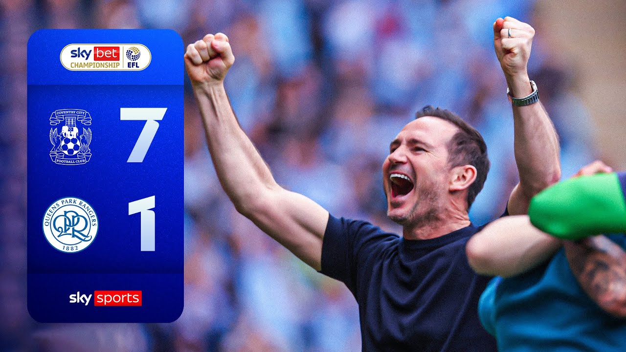 Coventry DISMANTLE QPR in record Sky Blues win! 🤯 | Coventry 7-1 QPR | EFL Highlights background