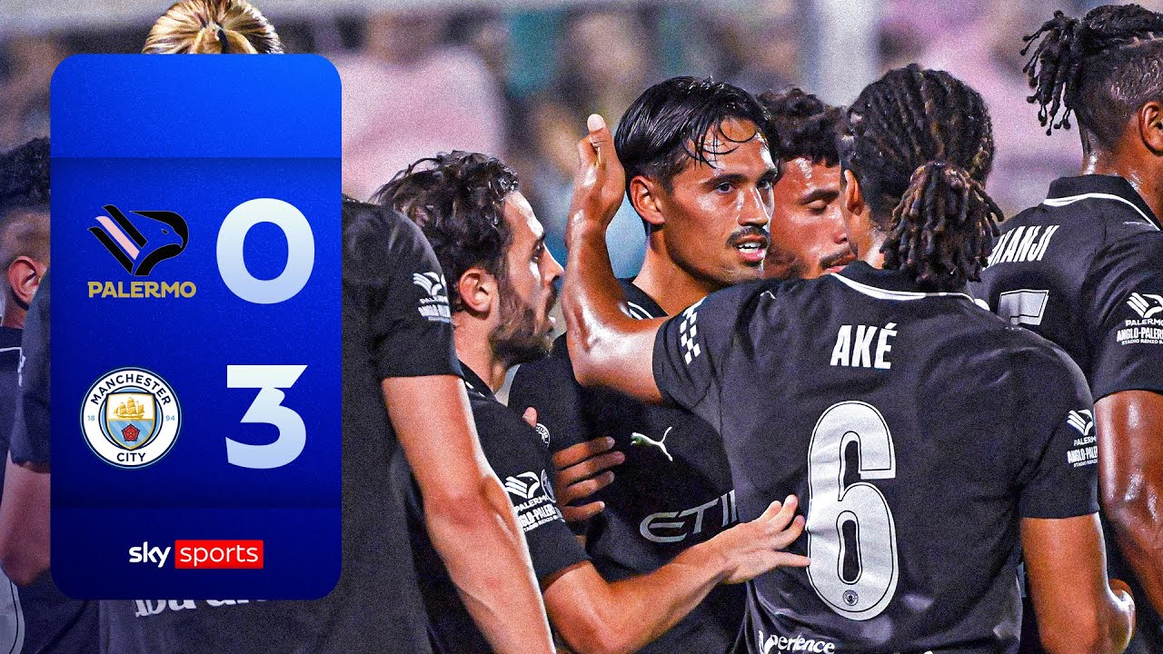 Reijnders bags brace as City dominate | Palermo 0-3 Man City | Pre-Season Highlights backdrop