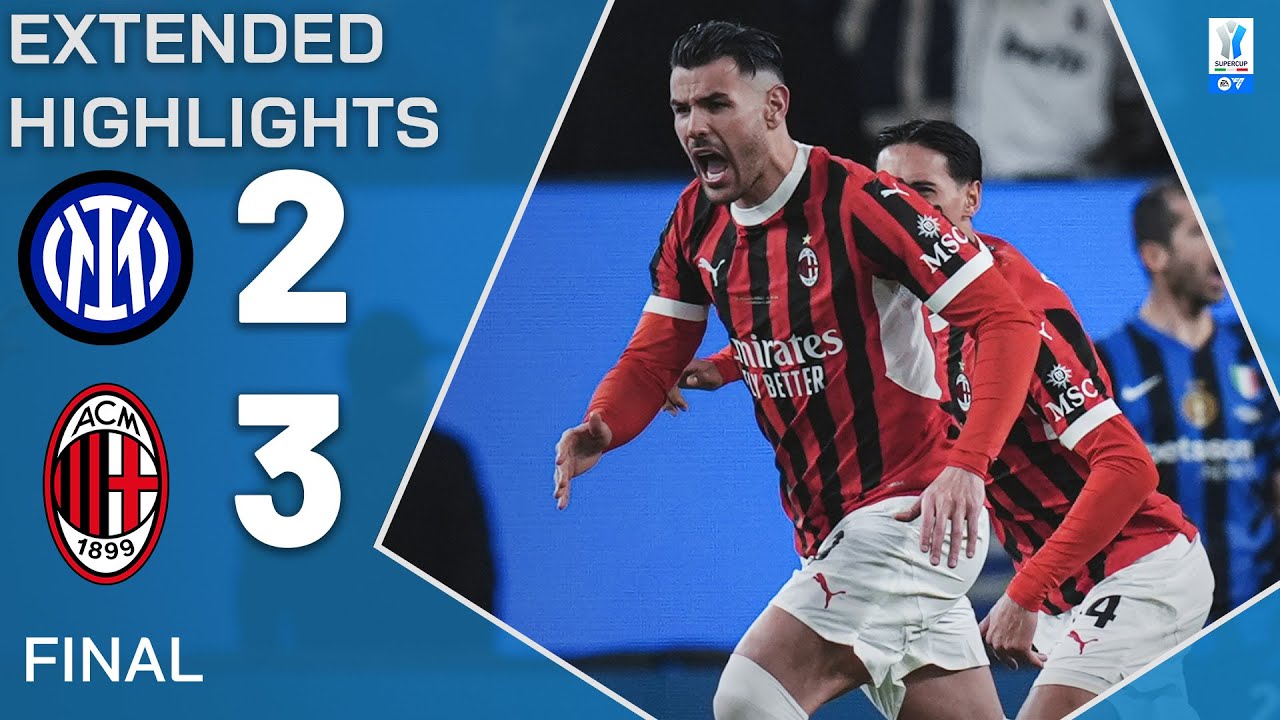 INTER-MILAN 2-3 | EXTENDED HIGHLIGHTS | EA SPORTS FC Supercup 2025 background
