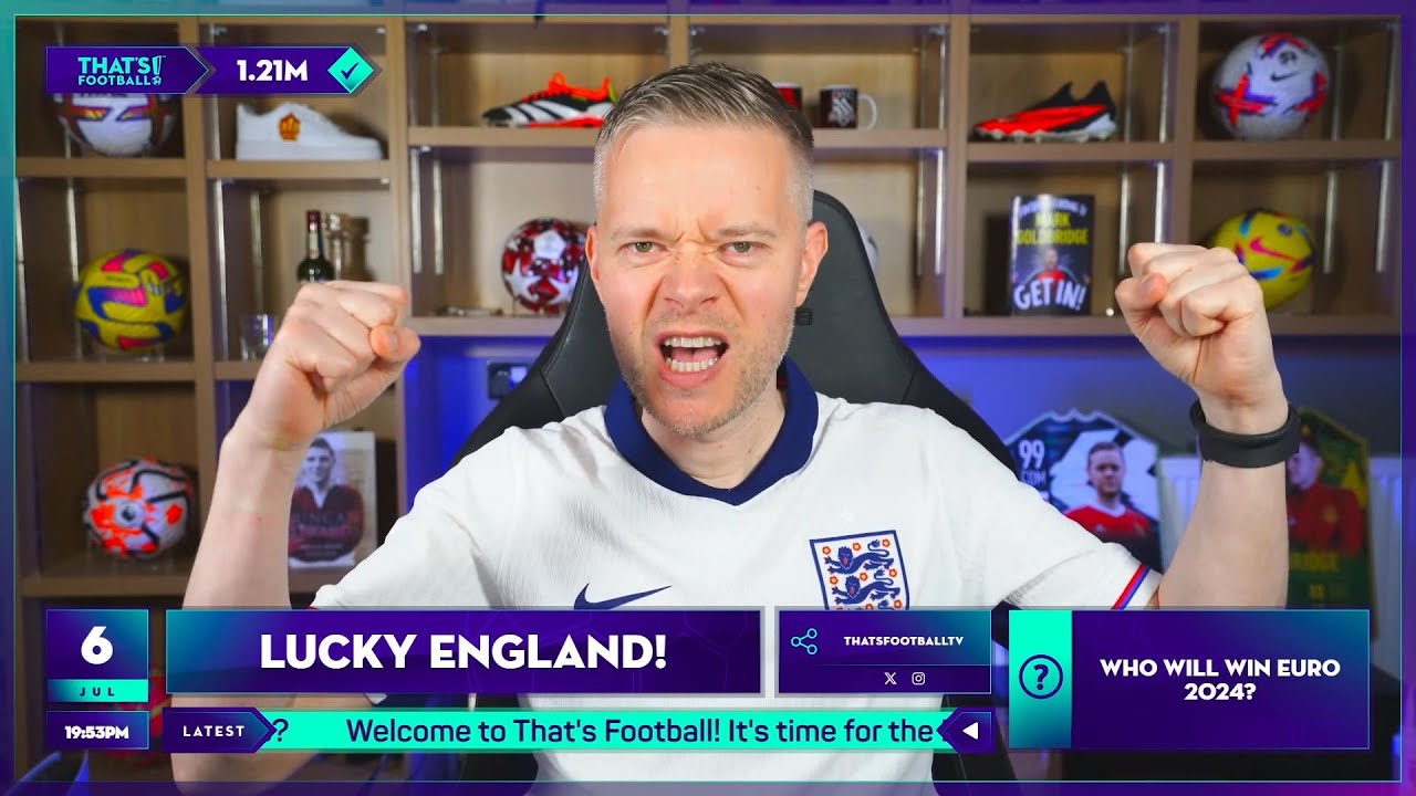 LUCKY SOUTHGATE AGAIN! backdrop