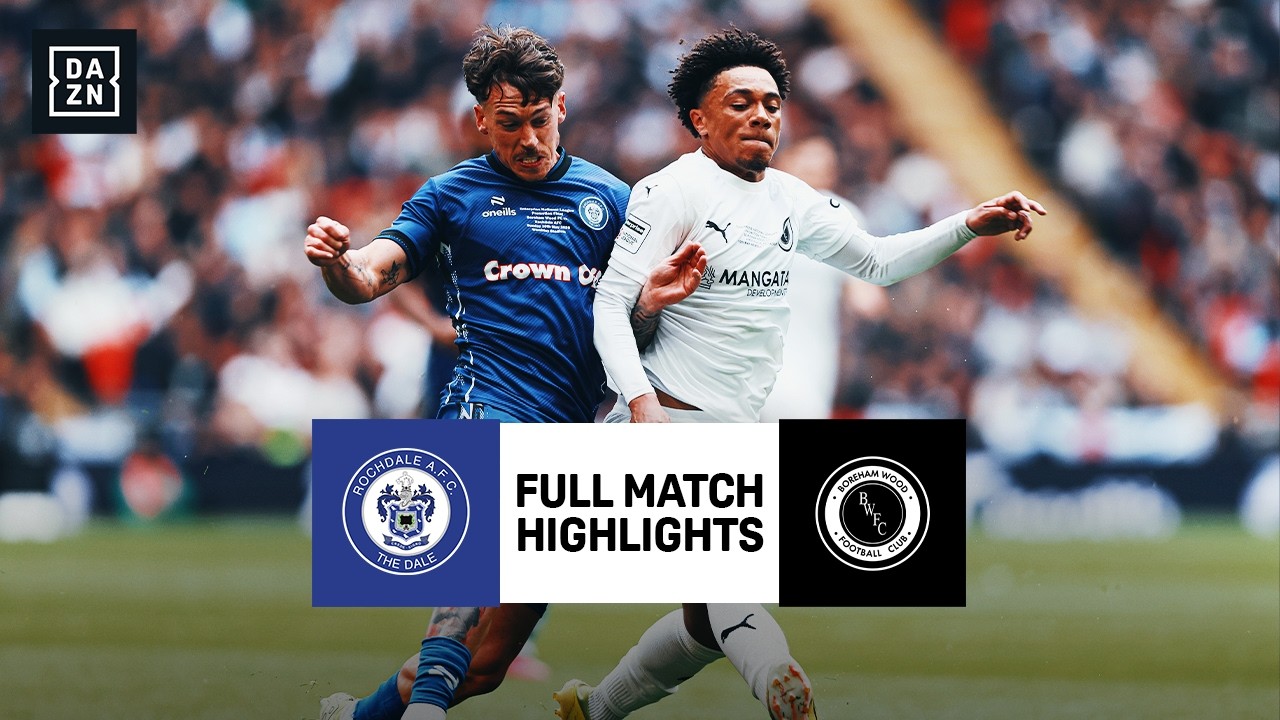 INCREDIBLE LATE DRAMA π€― | Rochdale vs. Boreham Wood | National League Play-Off HIGHLIGHTS
