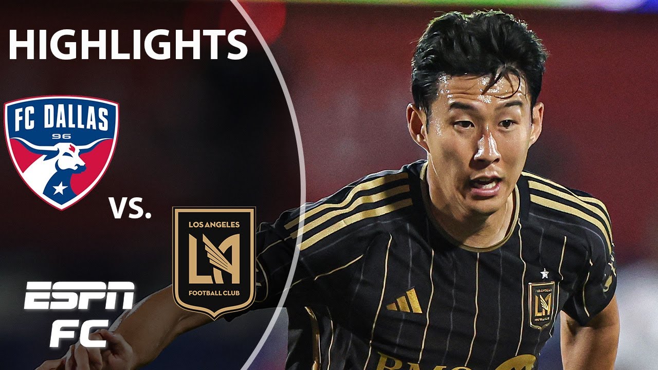 Son Heung-Min SCORES 🔥 FC Dallas vs. LAFC | MLS Highlights | ESPN FC backdrop