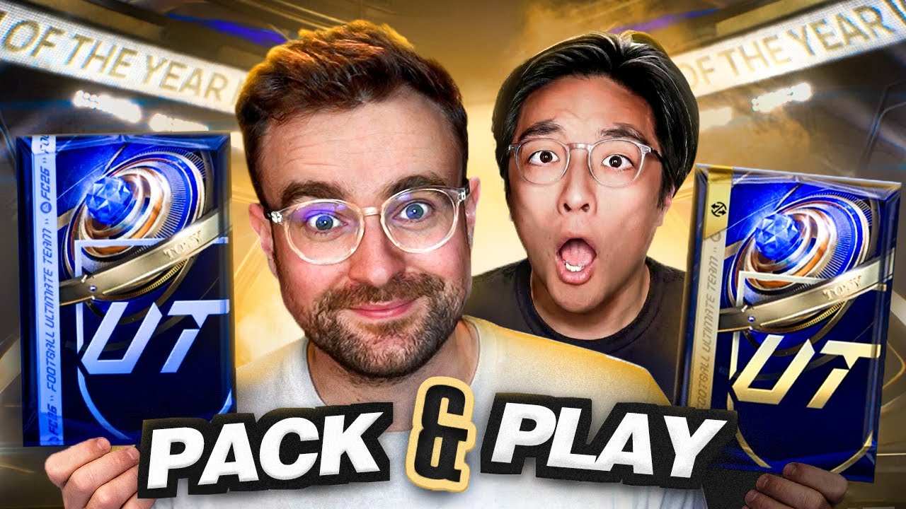 I PACKED A TEAM OF THE YEAR ICON!!! FC26 Pack And Play background