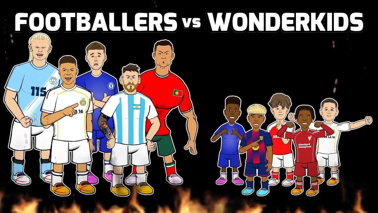 FOOTBALLERS vs WONDERKIDS💥 Feat Yamal Rio Estevao Mastantuono and Dowman! (Frontmen 9.7)
