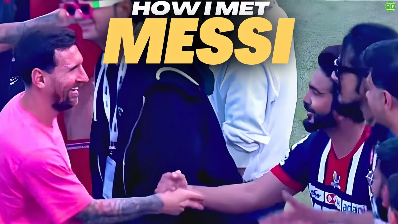How I Met Leo Messi in India! Vlog background