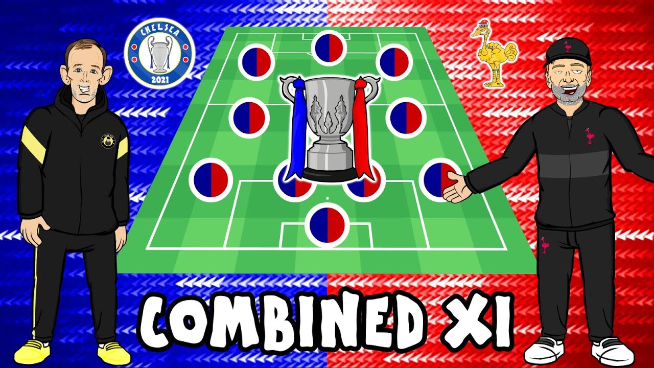 Klopp and Tuchel's best Chelsea vs Liverpool COMBINED XI! 442oons background