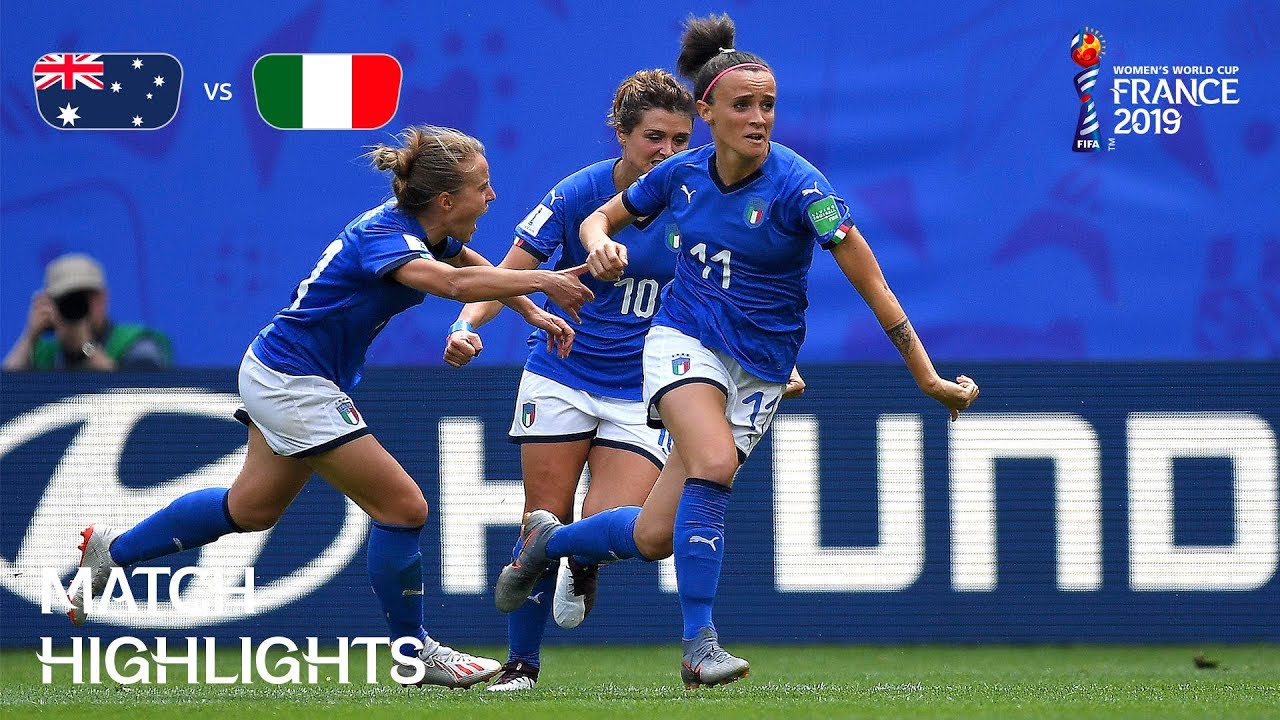 Australia v Italy | FIFA Women’s World Cup France 2019 | Match Highlights backdrop