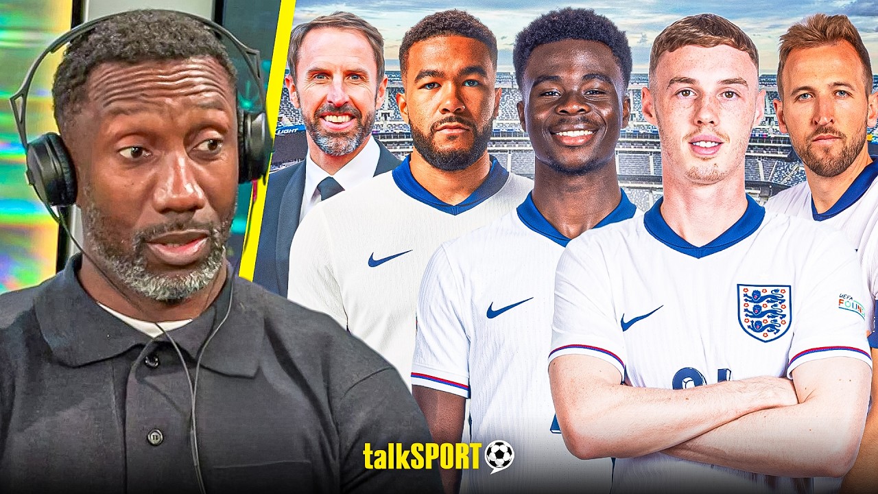 Jimmy Floyd Hasselbaink EXPLAINS England's Starting XI, Southgate's Return & World Cup Favourites! background