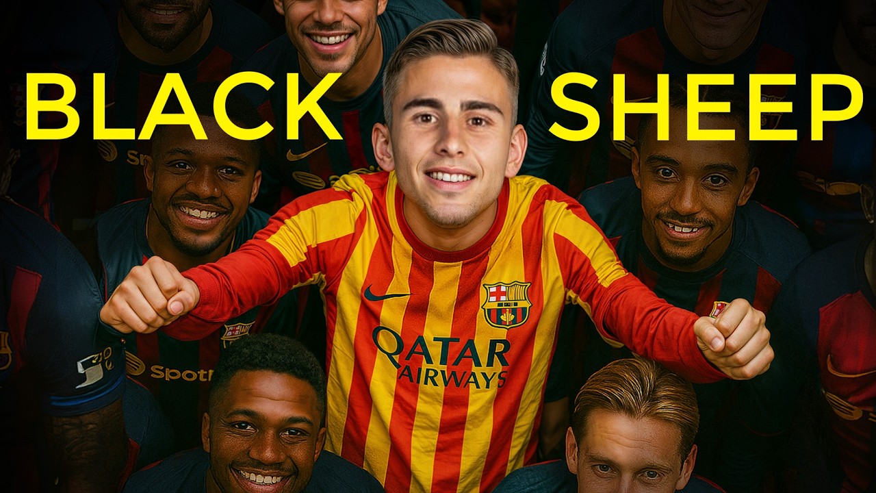 The 'NEW TYPE" in Barcelona - Fermin Lopez backdrop
