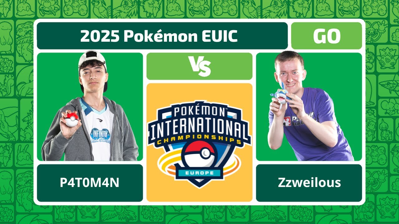 P4T0M4N VS Zzweilous - Pokémon GO Grand Finals | EUIC 2025 background