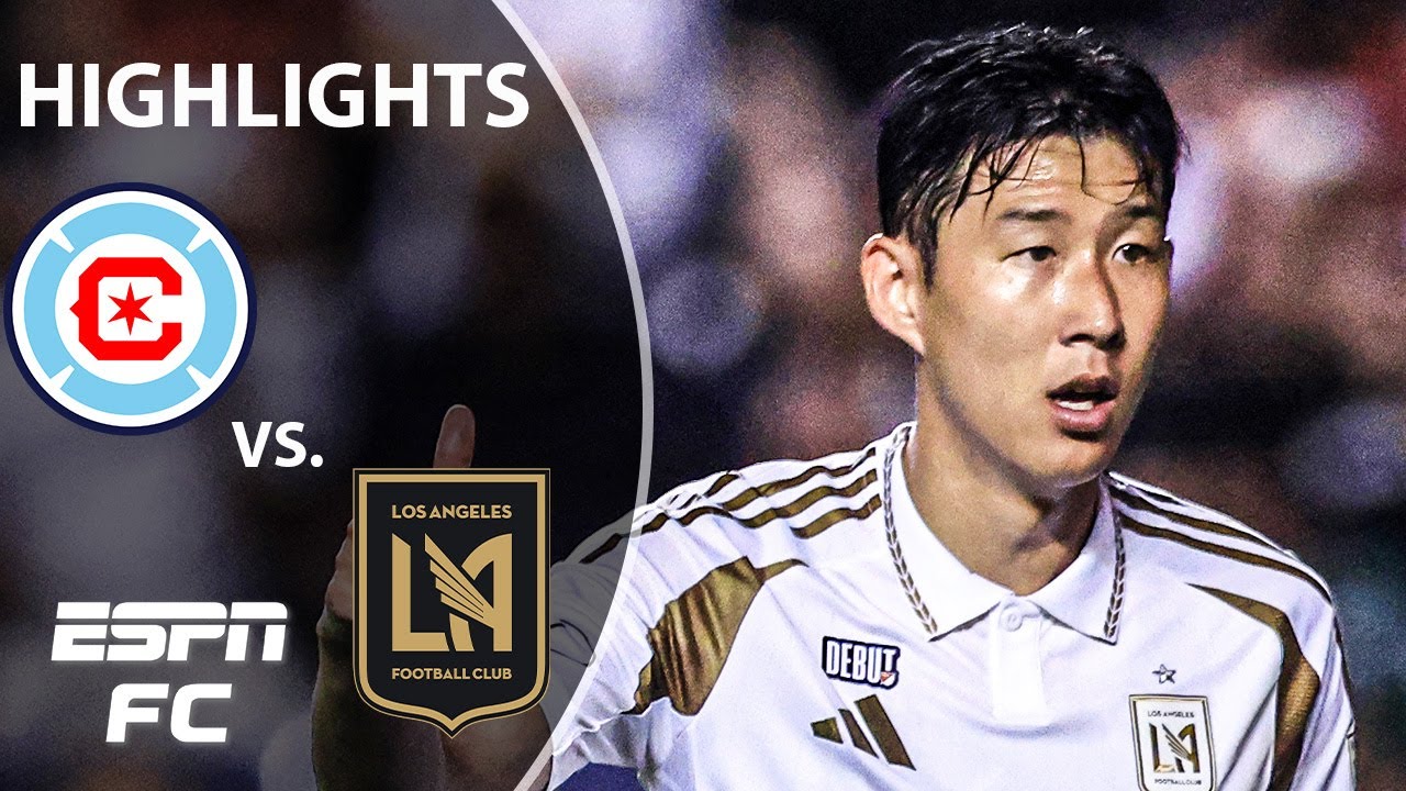 Son Heung-min's DEBUT 🤩 Chicago Fire vs. LAFC | MLS Highlights | ESPN FC background