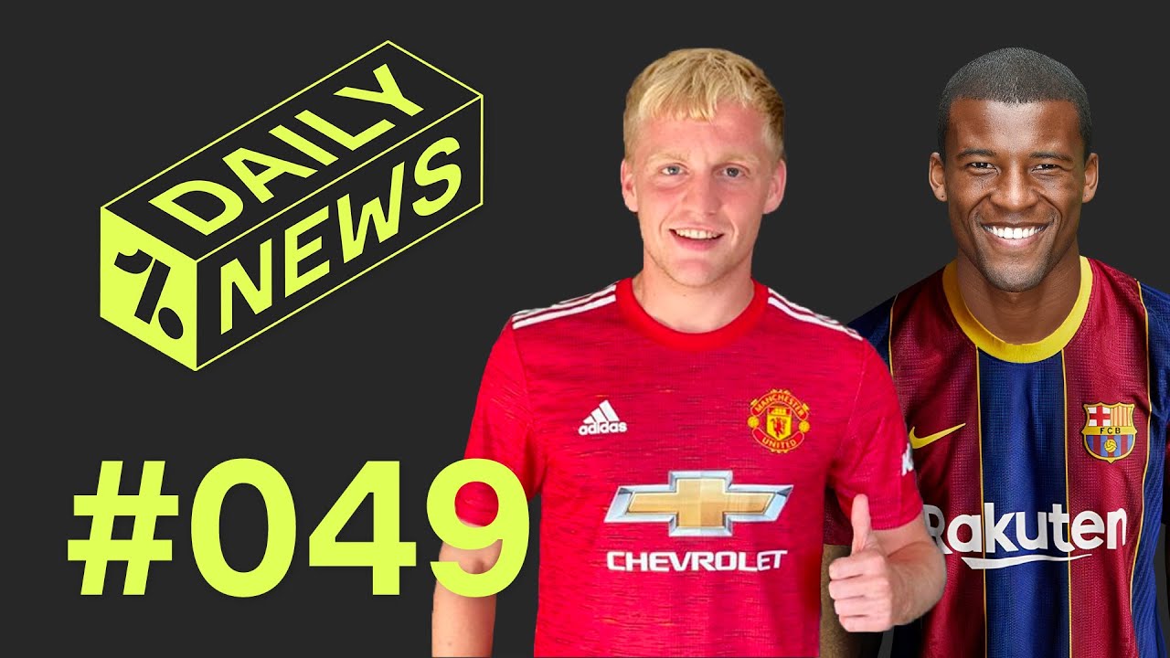 Man United reveal Van De Beek + Barcelona AGREE Wijnaldum deal! ► Daily News backdrop