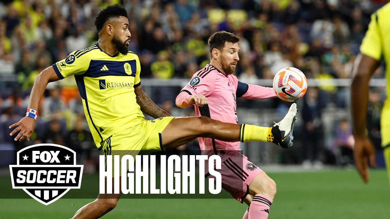 Nashville SC vs. Inter Miami CF CONCACAF Champions Cup Highlights | FOX Soccer background
