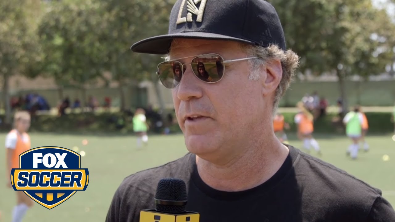 Will Ferrell riffs on LAFC, Lionel Messi and Cristiano Ronaldo background
