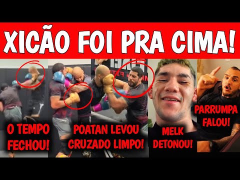 URGENTE, QUASE DEU MERD4đš Poatan e XicĂŁo SAĂRAM NA MĂO EM SPARRING| Melk FALOU TUDO E MAIS DO UFC background