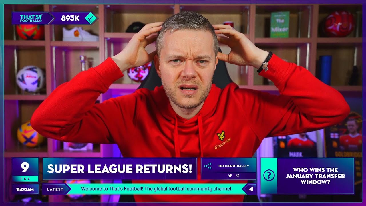 SUPER LEAGUE IS BACK! MAN CITY SAVED! background