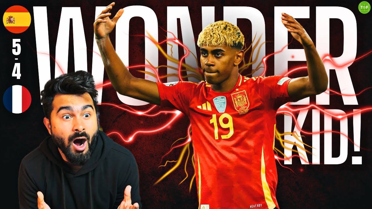 Lamine Yamal UNSTOPPABLE in Epic 5-4 Win vs France | Spain vs Portugal in Finals backdrop