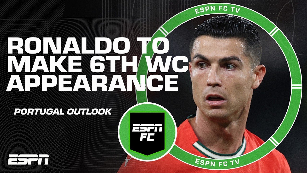How much will we see from Ronaldo in the World Cupโ๏ธ Set to make record 6th WC appearance | ESPN FC