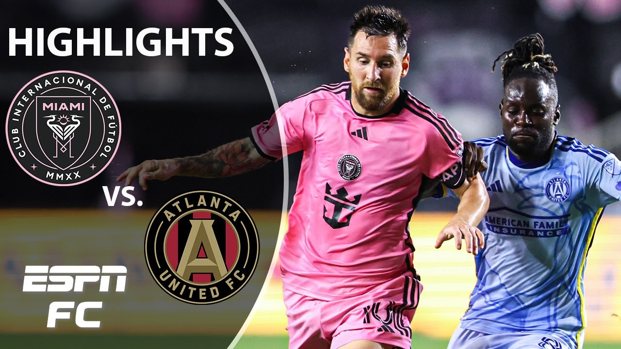 STUNNER IN MIAMI ЁЯСА Inter Miami vs. Atlanta United | MLS Highlights | ESPN FC backdrop