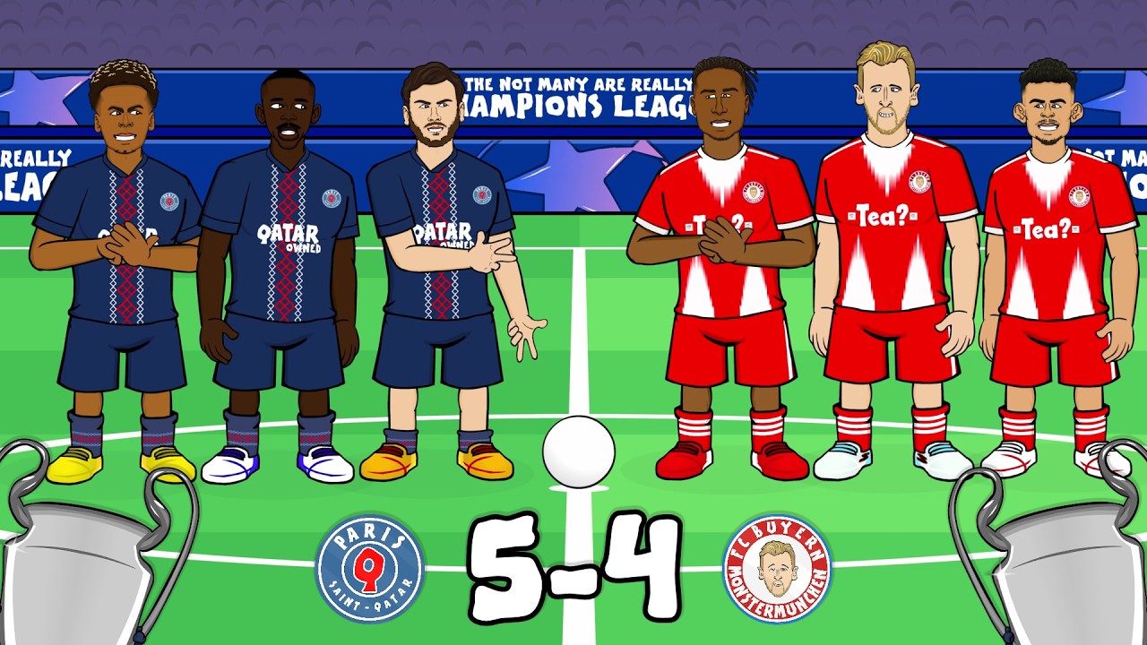WHAT A GAME🔥 PSG 5-4 Bayern Munich! (Champions League Goals Highlights)