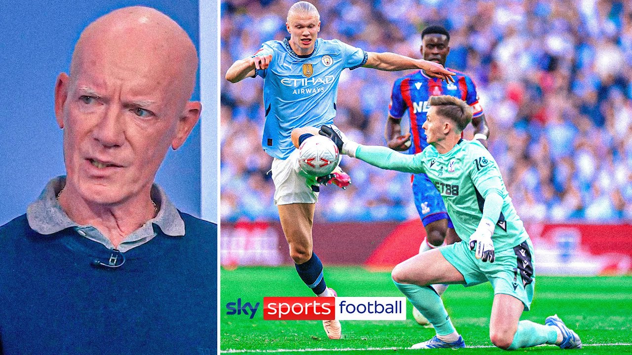 "Absolutely a red card" | Ref Watch slam VAR for not sending off Henderson in the FA Cup final background