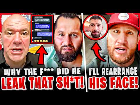 HUGE UFC White House INFO LEAKED!? Justin Gaethje SENDS A WARNING to Ilia Topuria! Jorge Masvidal background