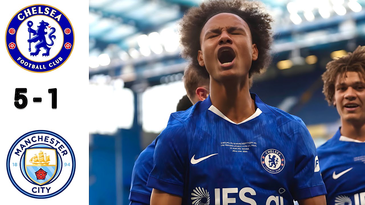 Chelsea 5 x 1 Manchester City U18 Premier League Finals.Extended Highlights & All Goals 2026