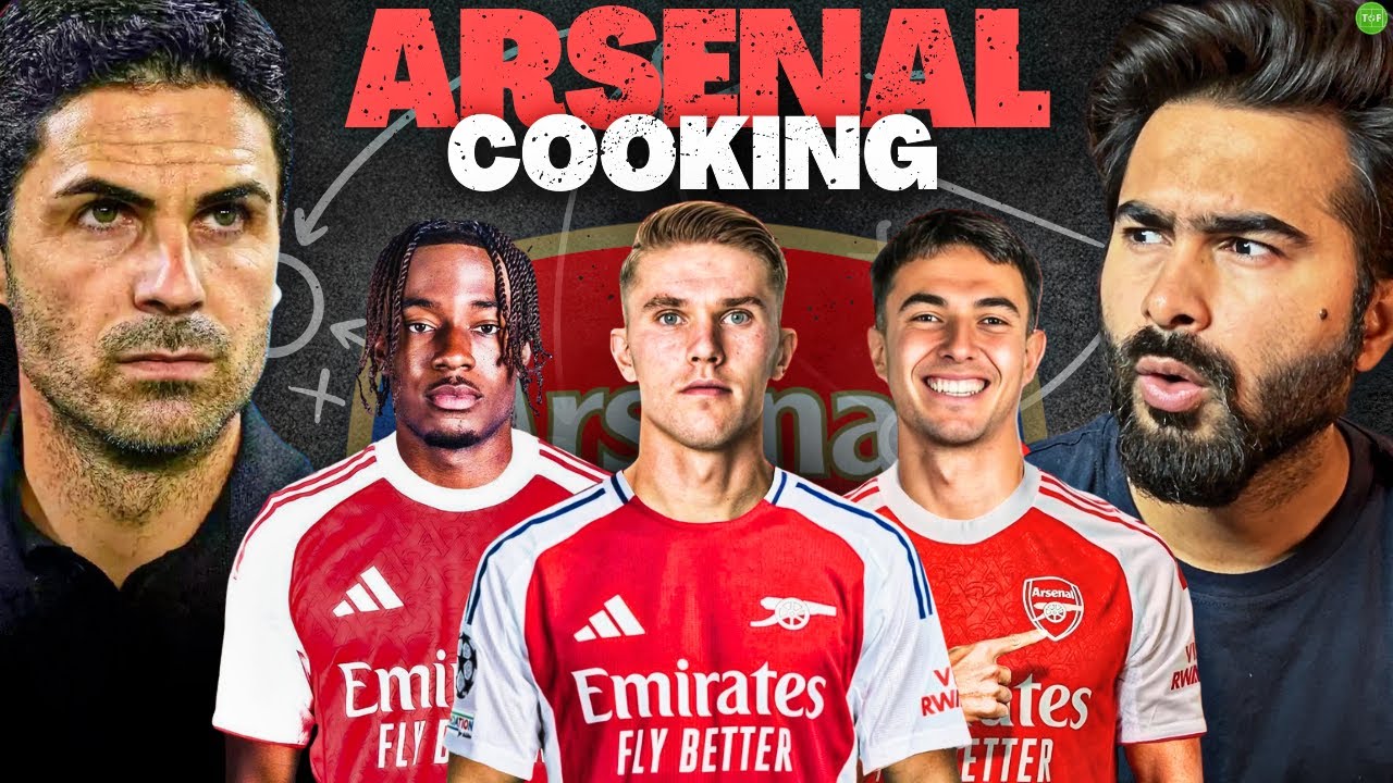 How Gyokeres Will Fit At Arsenal? | Zubimendi & Madueke Tactical Analysis background