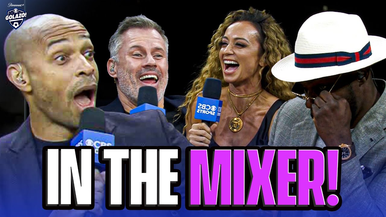 In the Mixer with Thierry Henry, Micah Richards & Jamie Carragher | UCL Today | CBS Sports Golazo backdrop